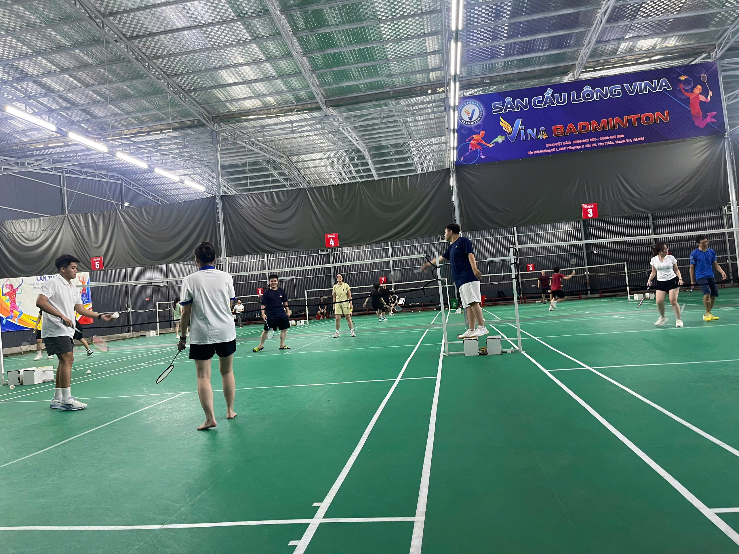 Tinh thần thi đấu quyết liệt của các thành viên