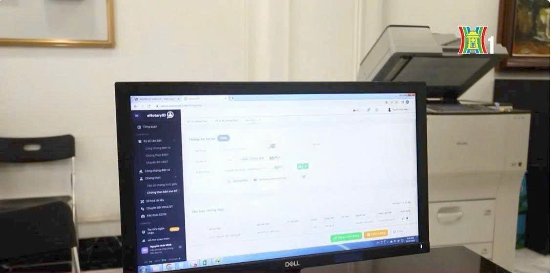 Quy trình thực hiện Công chứng điện tử trên máy tính